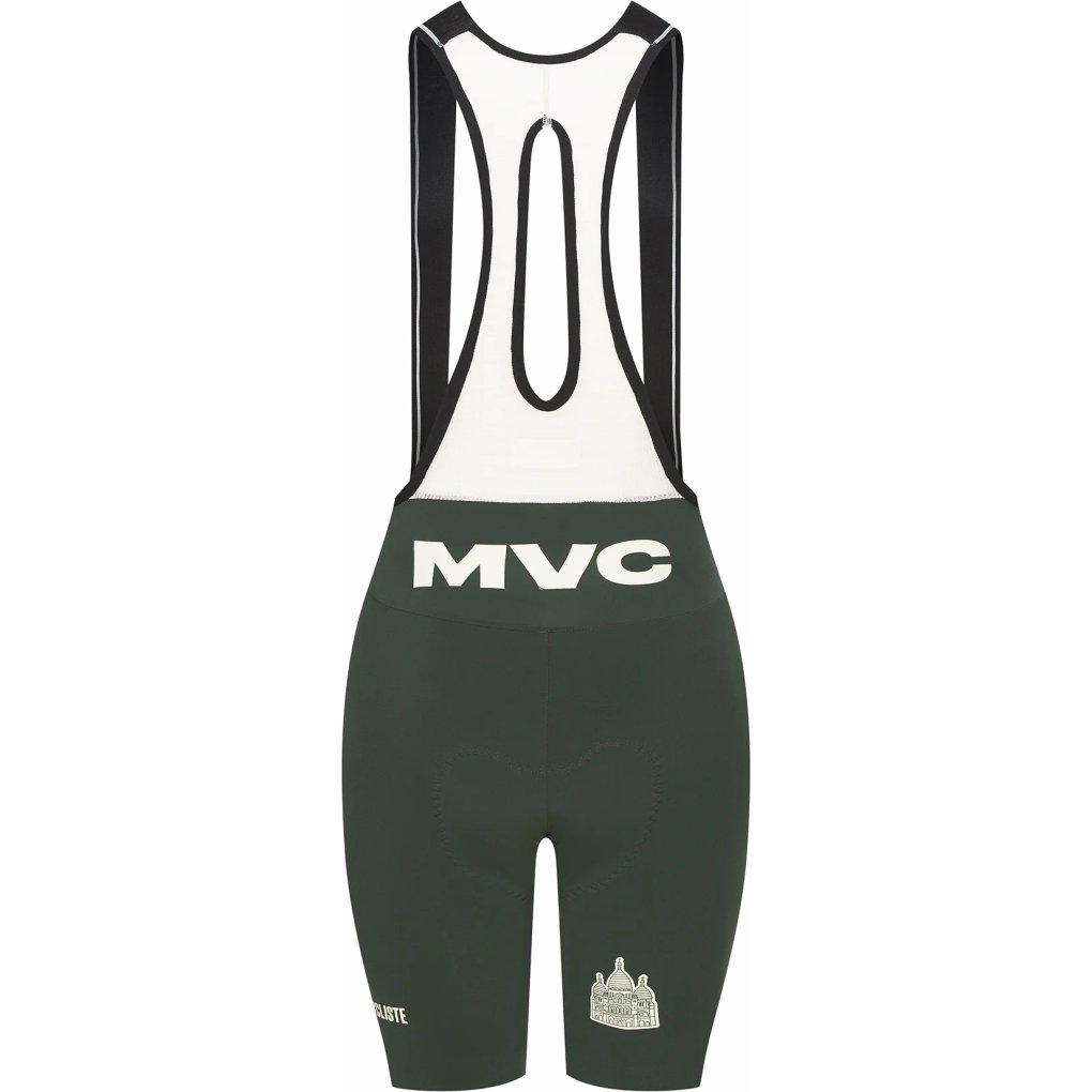 Café du Cycliste x Montmartre Vélo Club Paris Victoire Bib Shorts Women - dark green