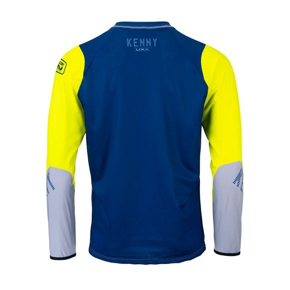 Maillot cross Kenny TITANIUM NAVY NEON YELLOW 2022 - Bleu / JauneRef : KE1616
