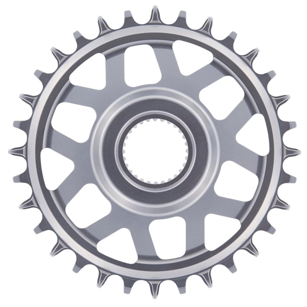 e*thirteen Helix Race e*spec - Direct Mount Chainring - Bosch - 15mm Offset - silver