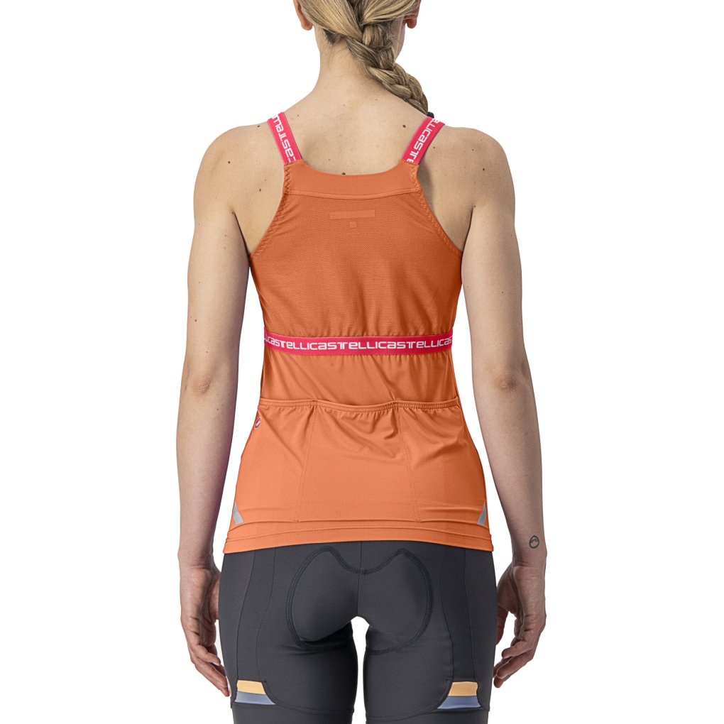 Castelli Bavette Top Women's - soft orange/hibiscus 866