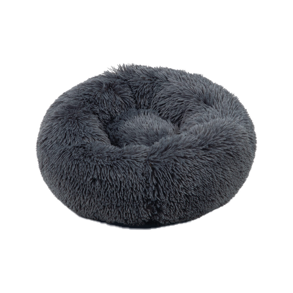 Beeztees Yali Plush Donut Bed - Beige - 50 cm