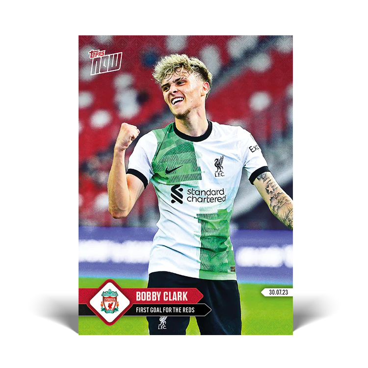 Topps UK - First goal for the Reds - Liverpool TOPPS NOW® Card #001