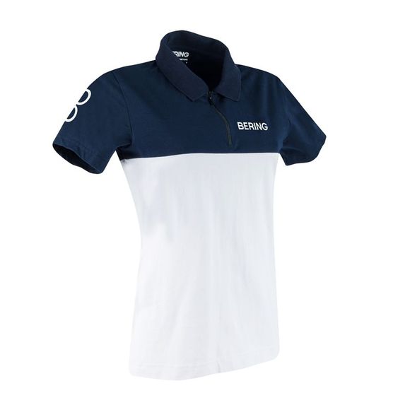 Polo Bering 2023 - women - white / blueRef: BR1594