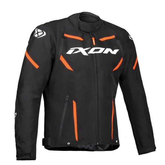Ixon STRIKER Motorcycle Jacket - Black / OrangeRef: Ix1426-C42687