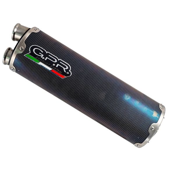Silencieux GPR DUAL POPPY - NoirRef : GPR0202 / E5.Y.232.DUAL.PO
