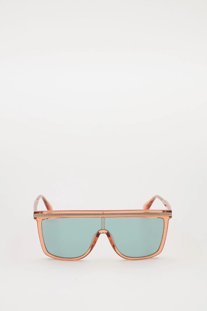 Mask glasses with studs - PEACH GREEN