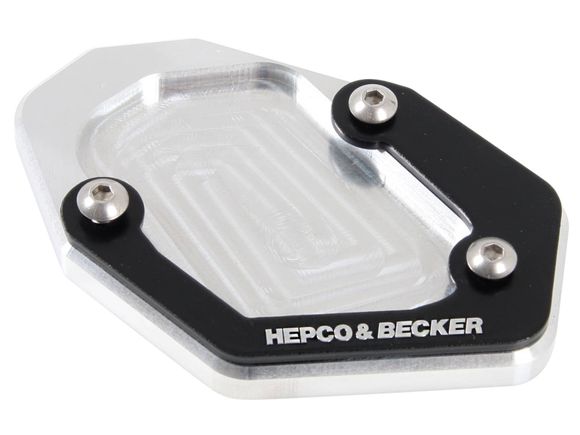 Hepco & Becker side stand extension - black/silverRef: Hbe04593A / 4211655 00 91