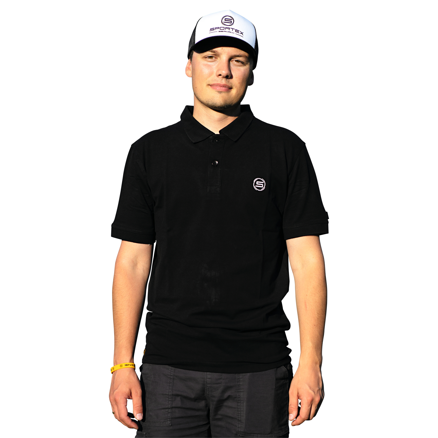 Sportex Classic Polo Shirt Men (Black)