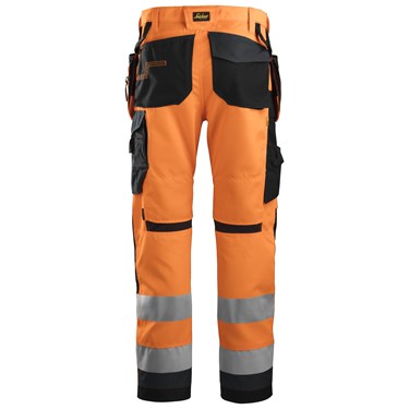 High-Vis Work Trousers+ Holster Pockets Class 2