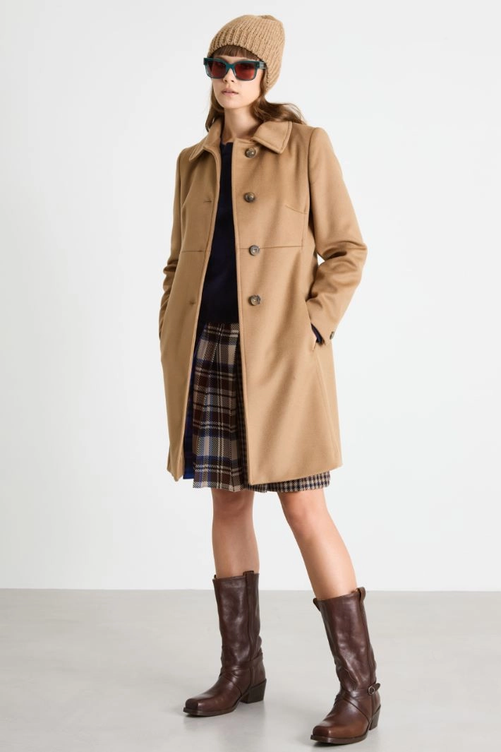 Drap coat - CAMEL