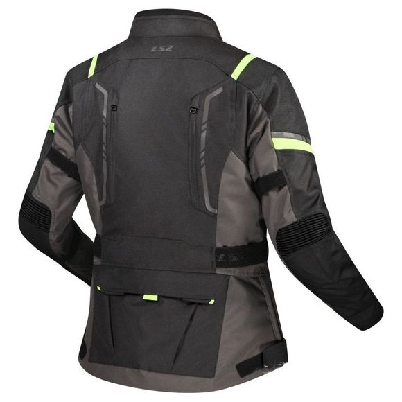 Veste Moto LS2 NARVIK FEMME - Noir / JauneRef : LS1326