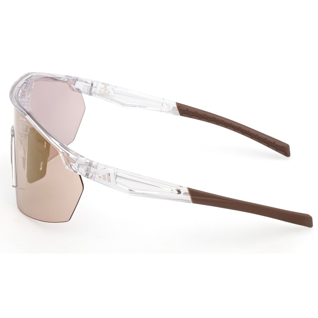 adidas Anemos Light SP0115 Glasses - Crystal / Brown Mirror