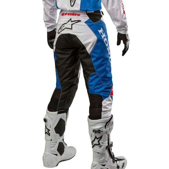 Pantalon cross Alpinestars HONDA RACER ICONIC 2023 - Blanc / BleuRef : AP3149