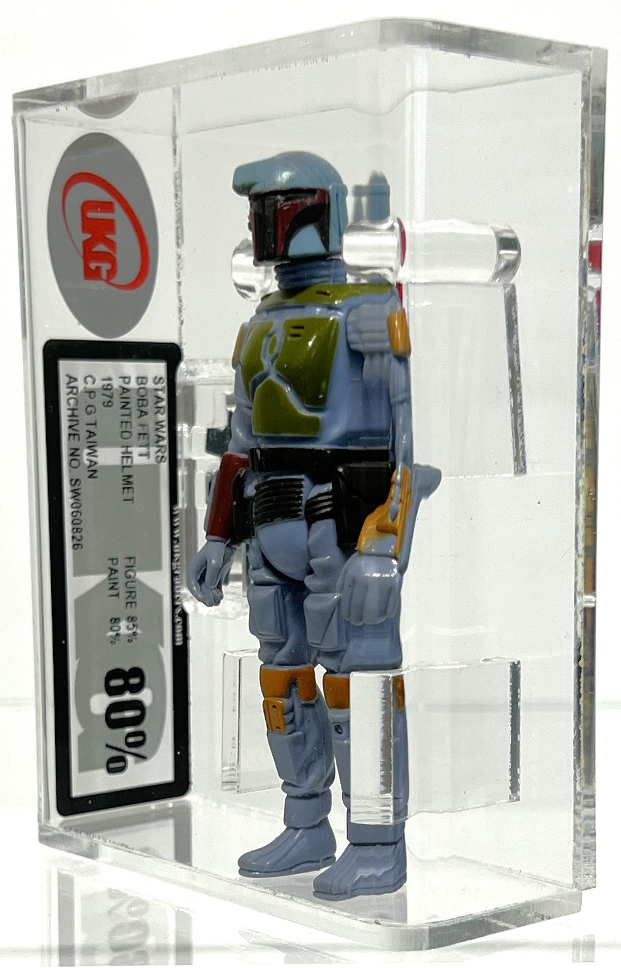 Star Wars Boba Fett Painted Helmet 1979 C.P.G. Taiwan UKG 80 *SW060826*