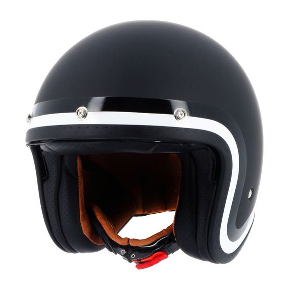 Helstons VON DUTCH LONG WAY jet helmet - Black / WhiteRef: VDH0272