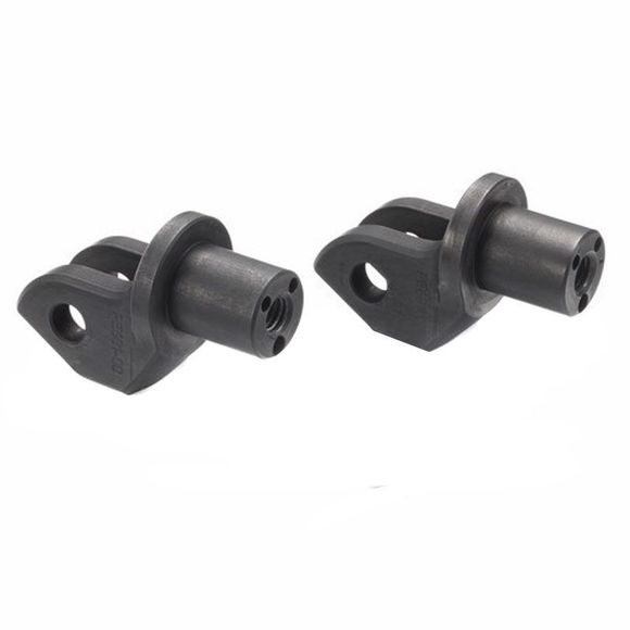 Rizoma Pilot Footpeg Adapter for Pro, B-pro, and Street Footpegs - BlackRef: rz0079 / pe679b
