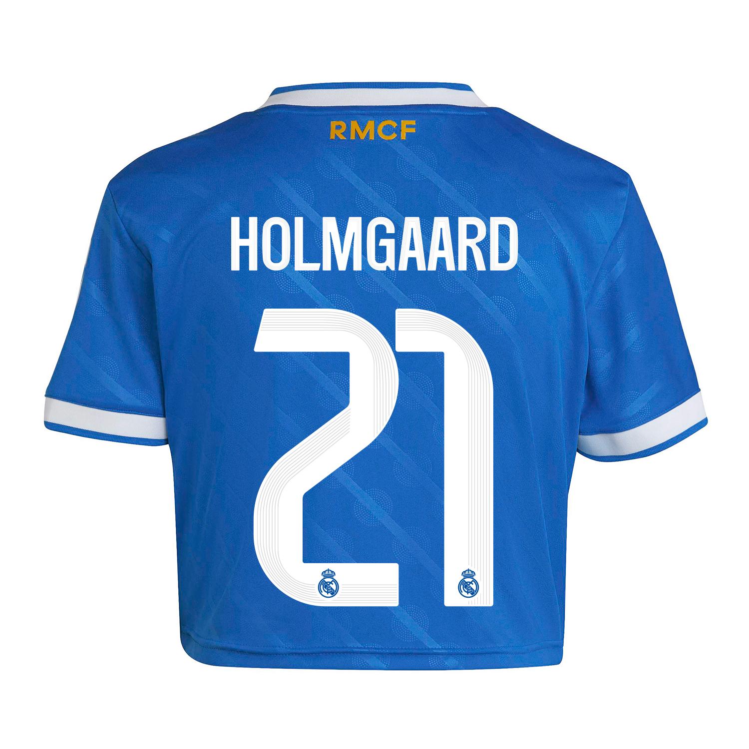 Womens Third Crop Shirt 25/26 Blue