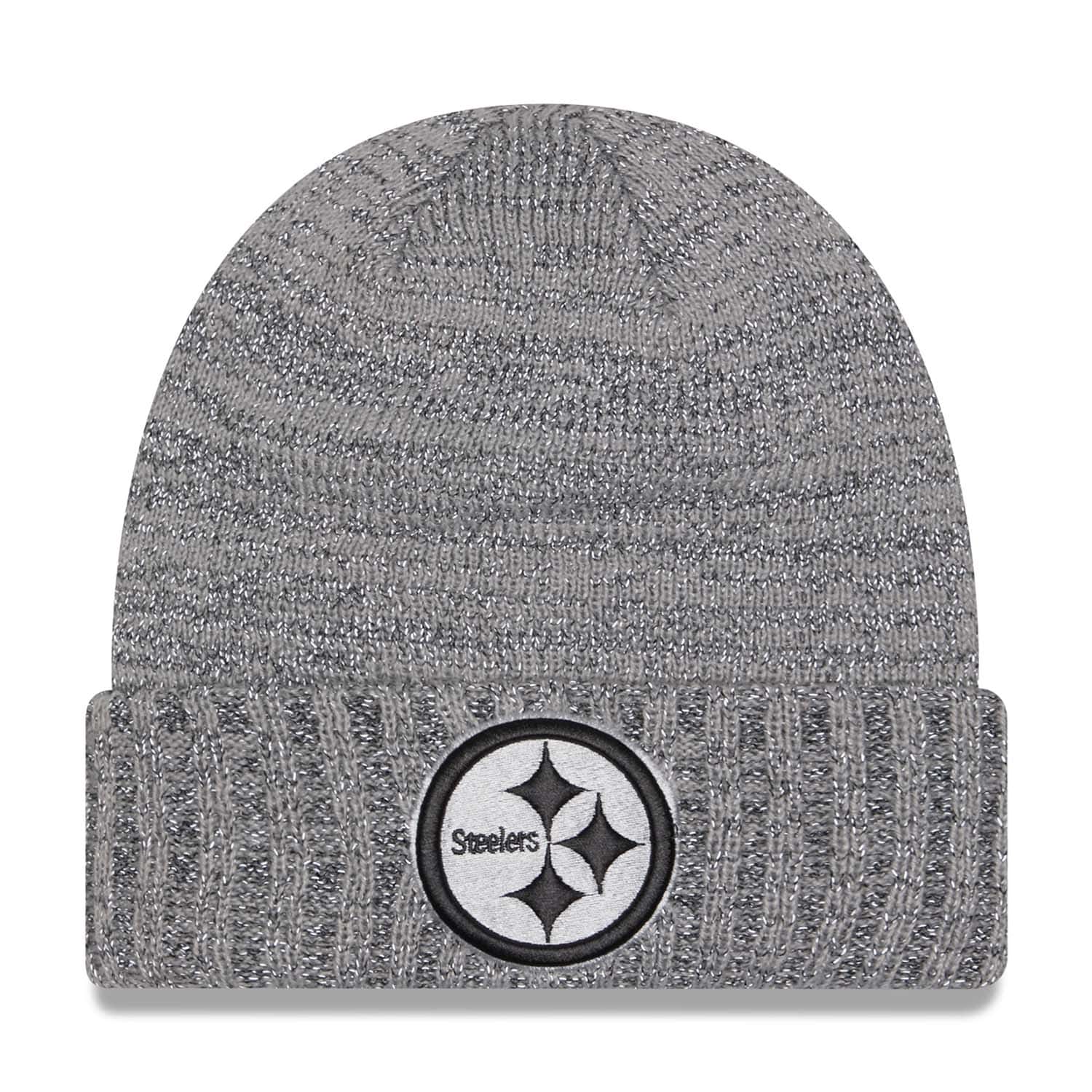 Pittsburgh Steelers Reflective NFL Beanie Gray