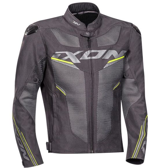 Motorcycle Jacket Ixon Draco - Anthracite Gray Gray Vif Yellow - Gray / YellowRef: IX1428