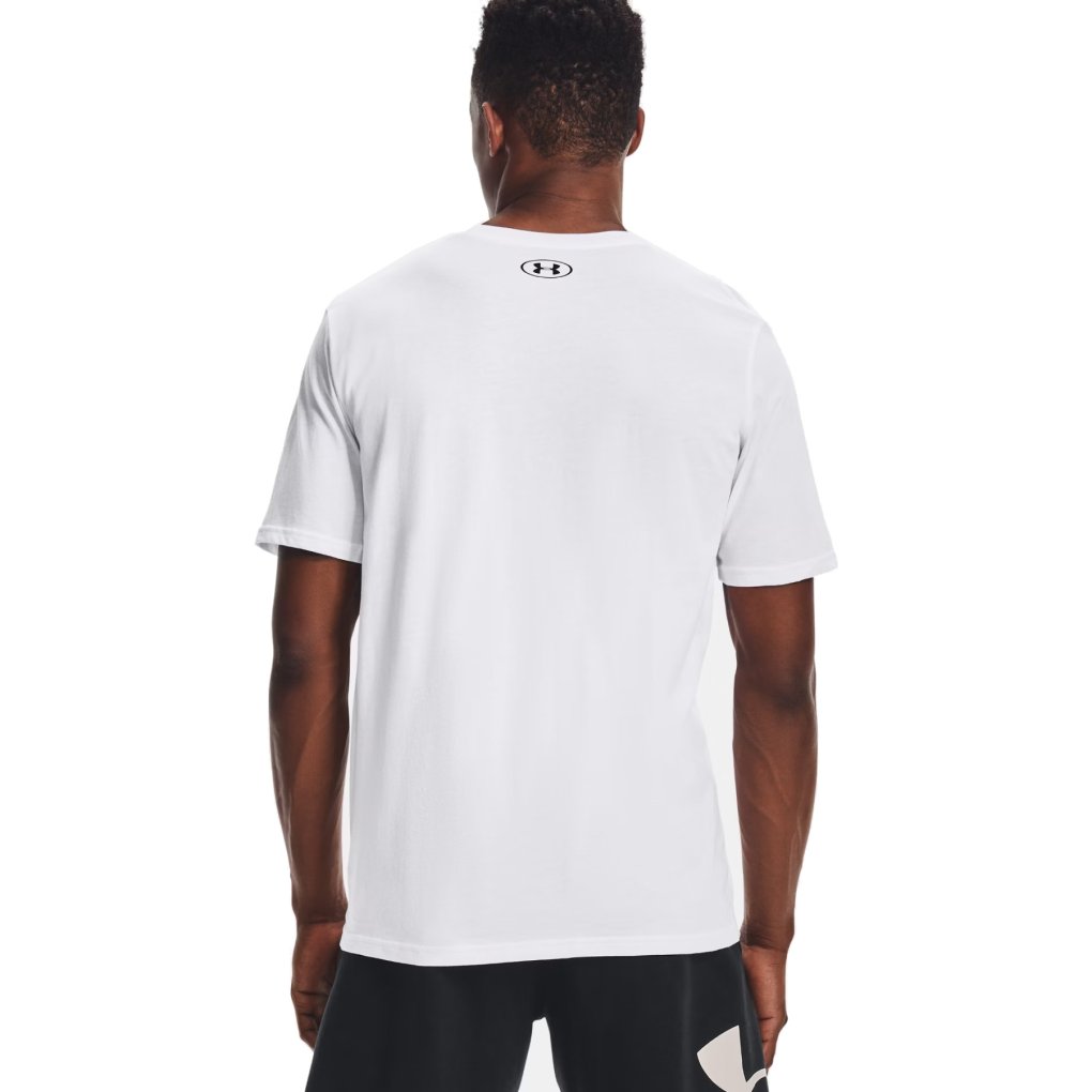 Under Armour UA Sportstyle Left Chest Short Sleeve Shirt Men - White/Black