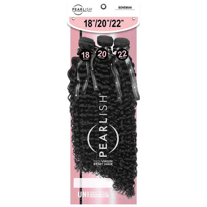 Sensationnel Pearlish 100% Virgin Remy Hair Weave Multi Length 3 Pcs Bundle - BOHEMIAN