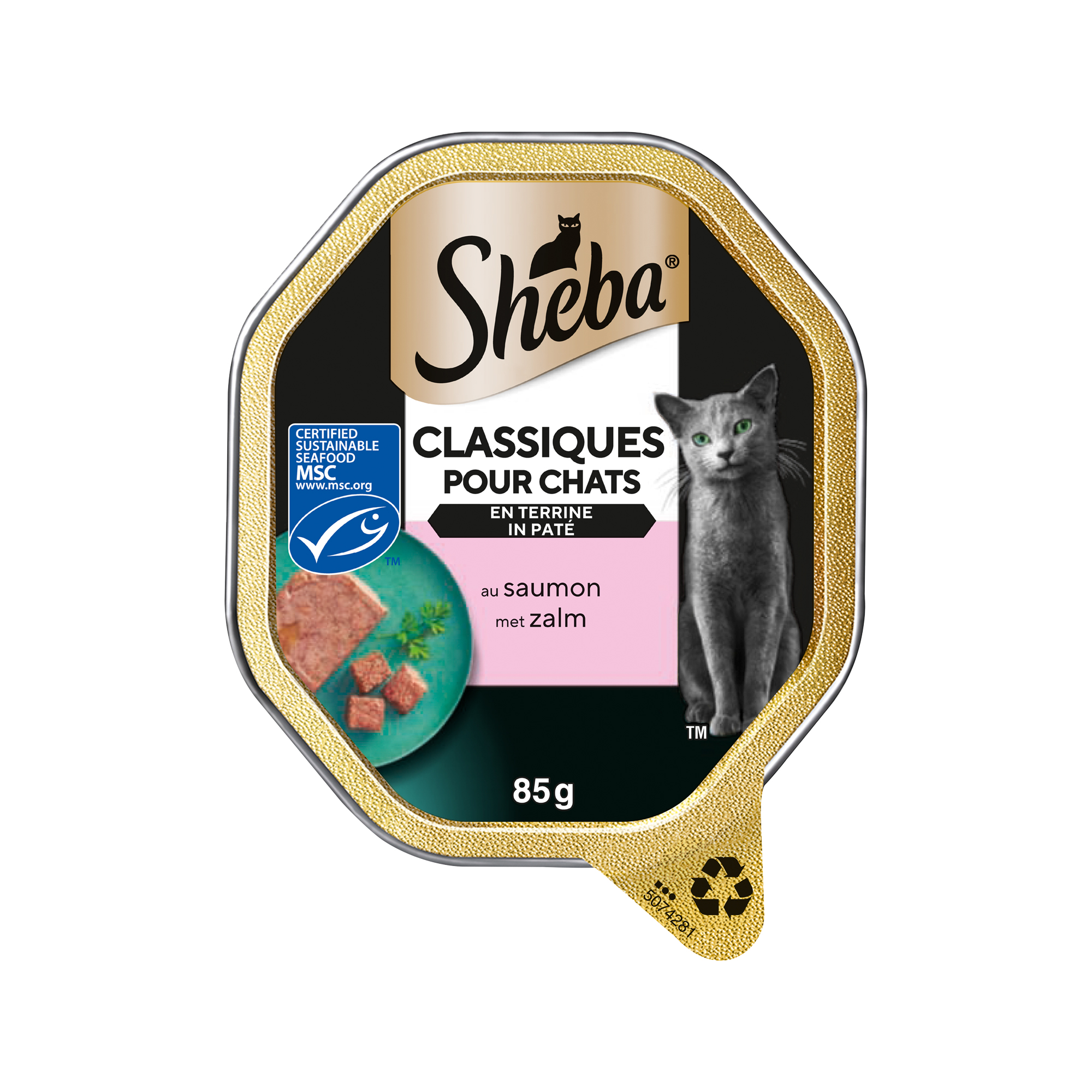 Sheba Classics Paté -  Salmon - 22 x 85g