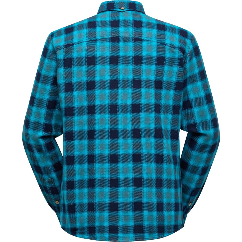 La Sportiva Rambler Flannel Shirt Men - Deep Sea/Tropic Blue