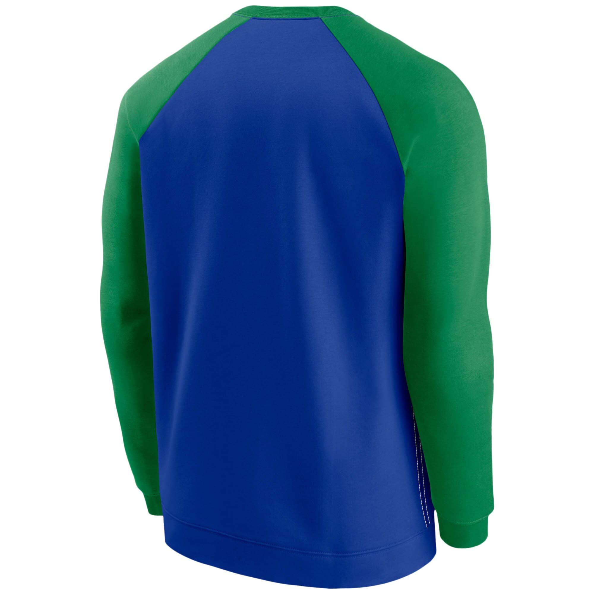 Seattle Seahawks Raglan NFL Throwback Nike Crewneck Pullover