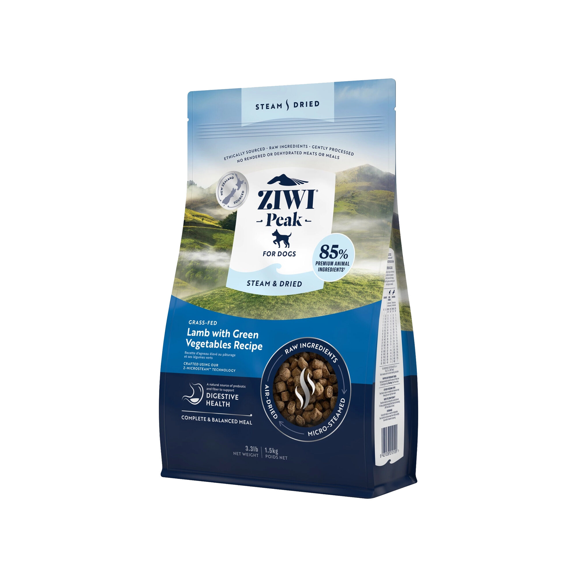Ziwi Peak Steam & Dried Dog Food - Lamb - 800 g