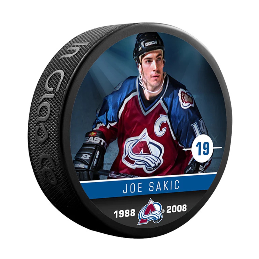 Joe Sakic Colorado Avalanche Alumni NHL Puck