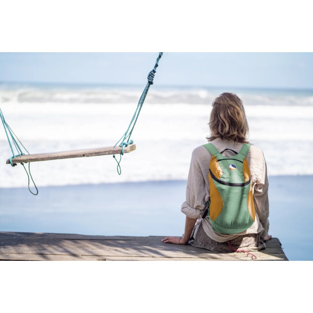 Ticket To The Moon Mini Backpack 15L - Exotic Ocean/ Petrol Green