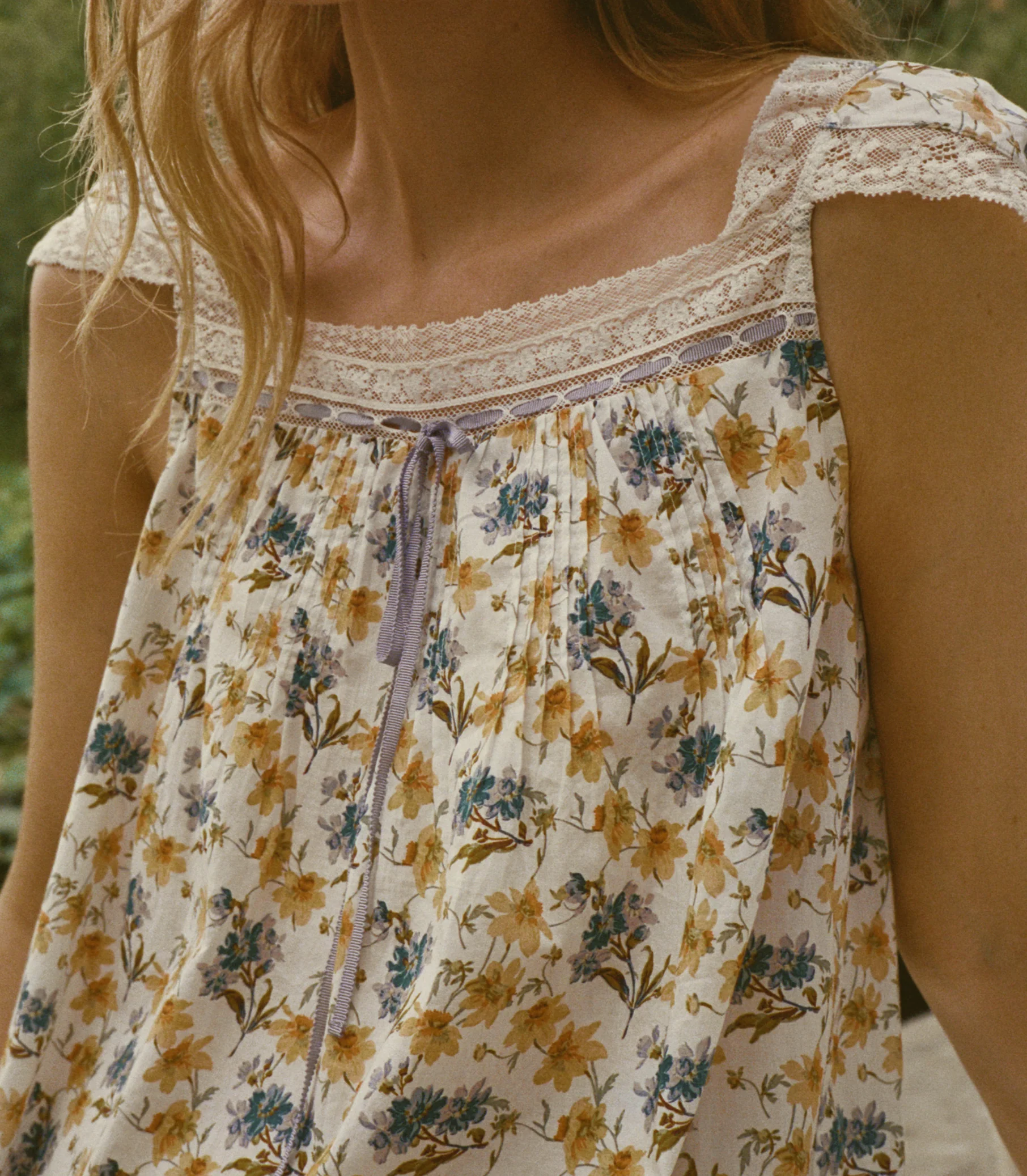 Sirona Mini Dress - Narcissus Bloom