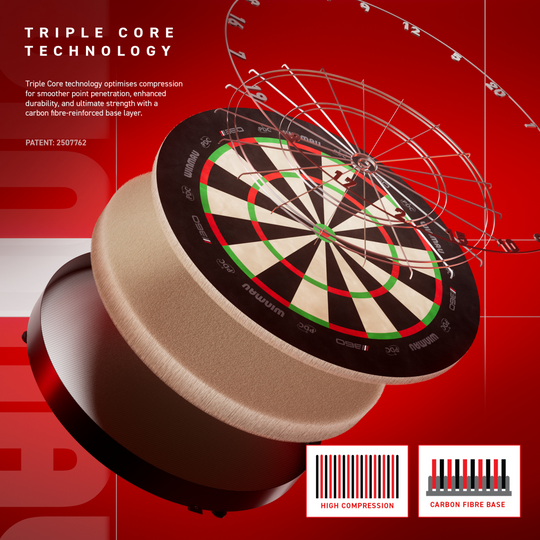 Winmau Blade 6 Triple Core 360 steel dartboard