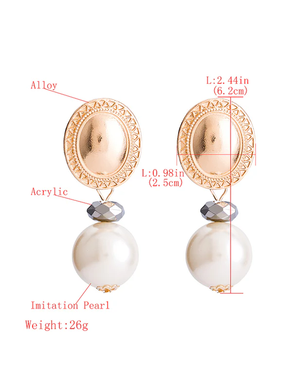 Geometric Drop Earrings