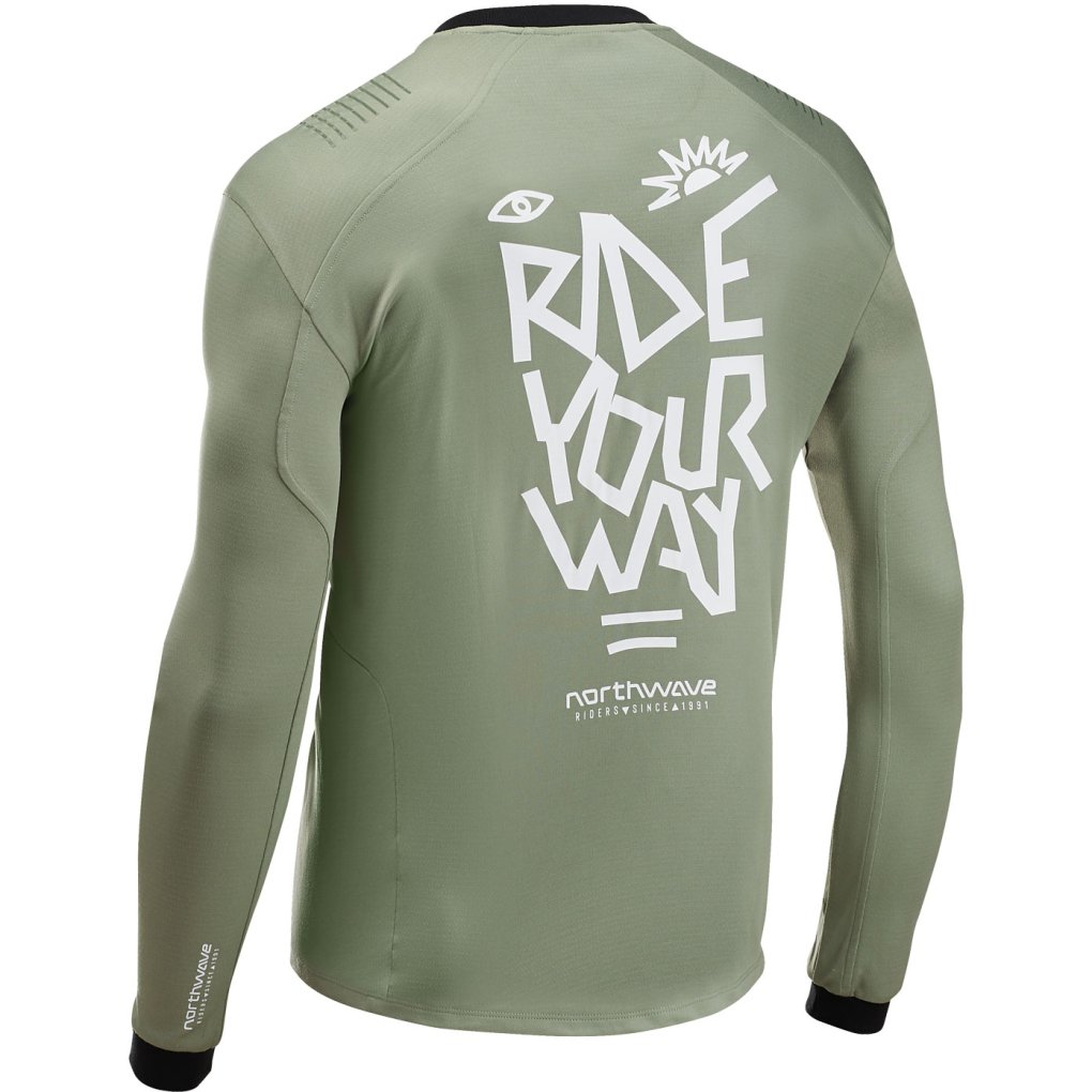 Northwave Sharp Jersey Men - cottage green/white 134