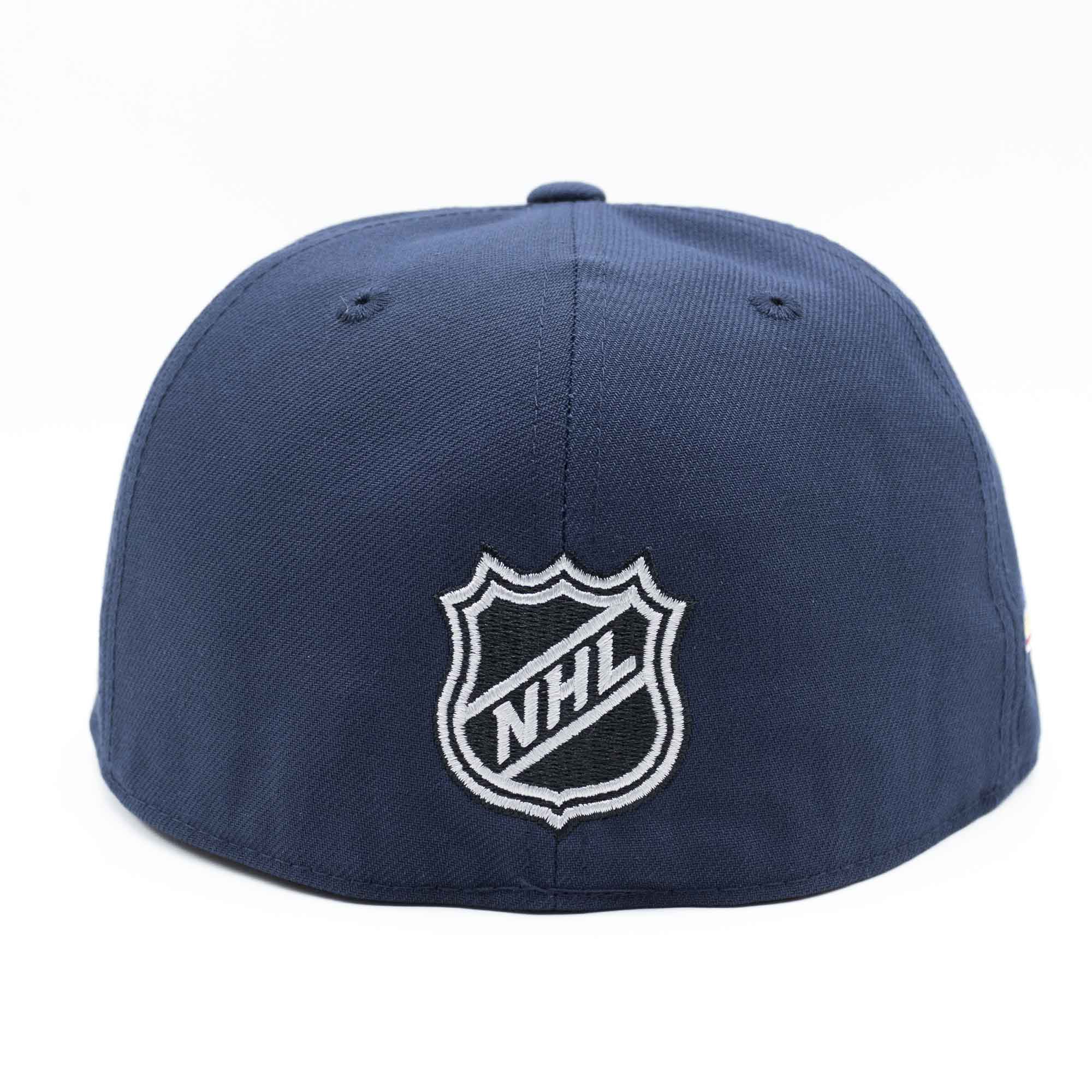 St. Louis Blues Vintage Mitchell & Ness Fitted NHL Cap Navy