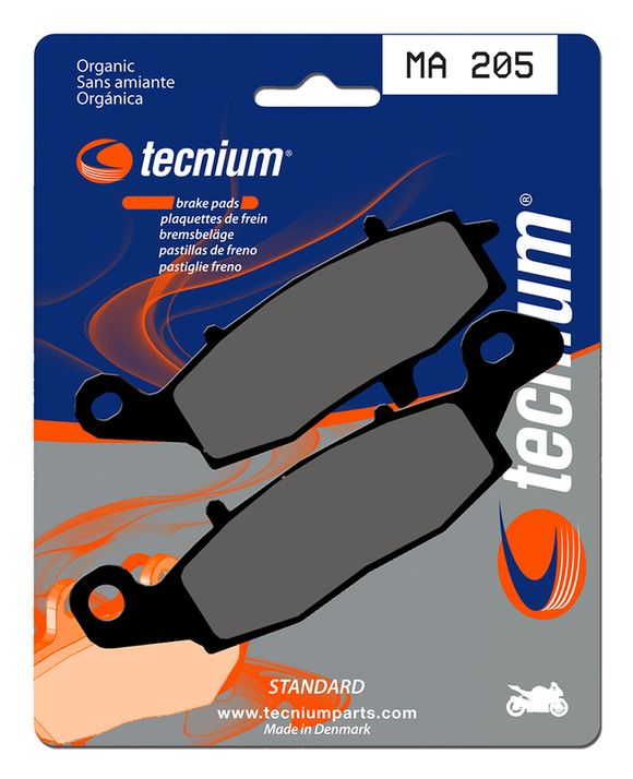 Tecnium organic road brake pads - MA205Ref : TE00589A / 1022420