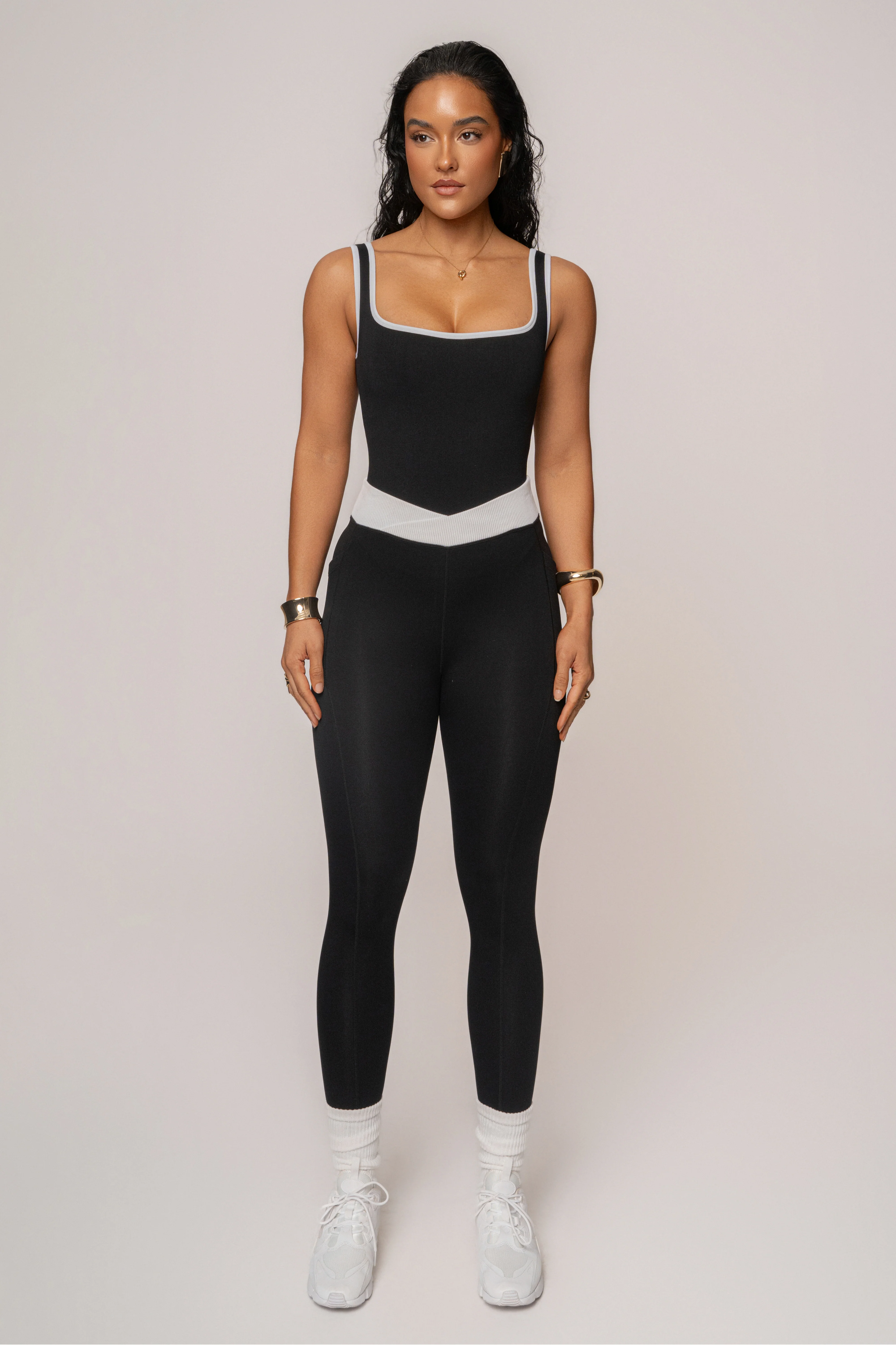 Black/White Revive Bodysuit