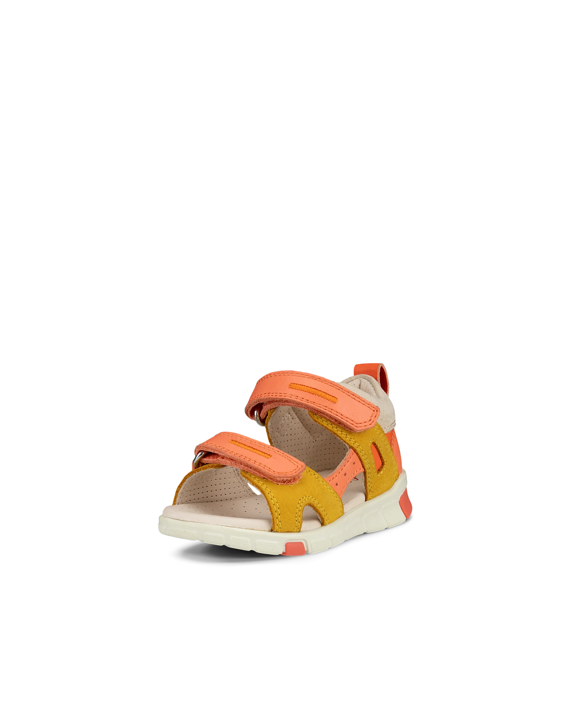 ECCO MINI STRIDE SANDAL Kinder Sandale aus Nubukleder Orange