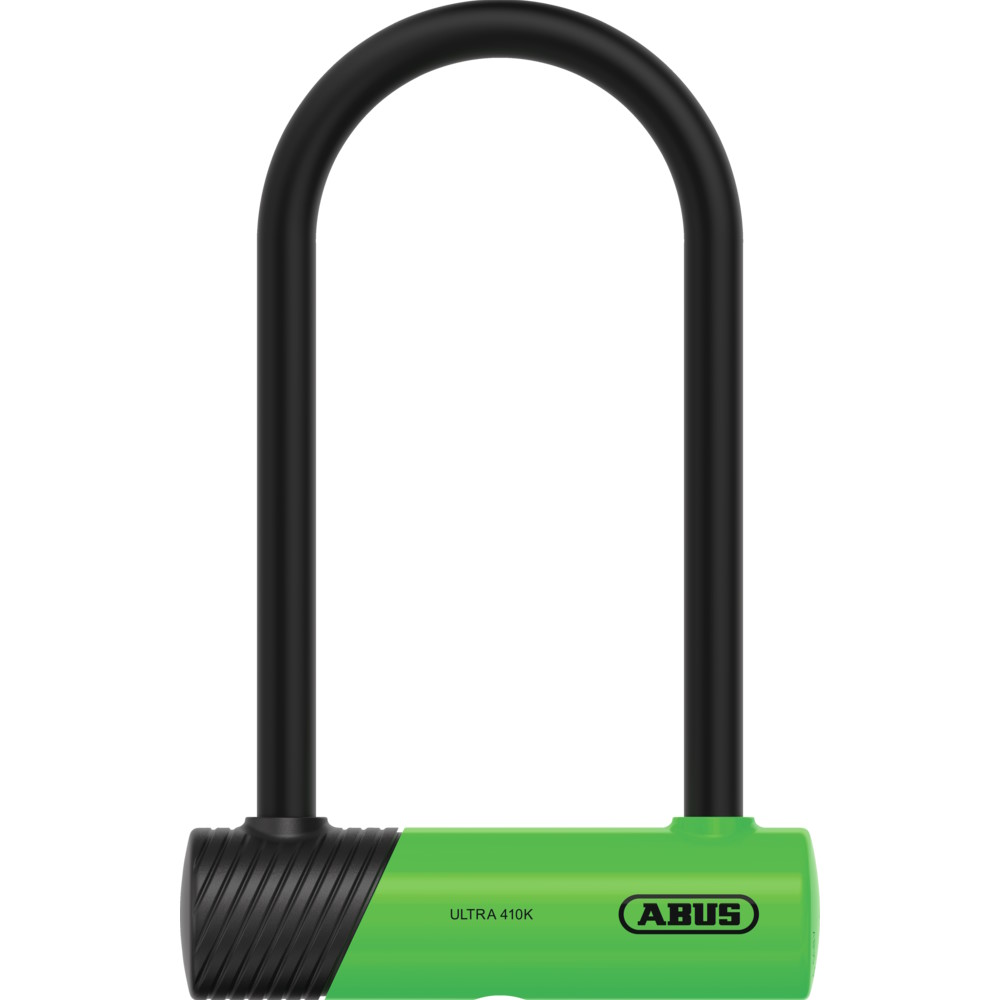 ABUS Ultra Mini 410K/150HB180 U-Lock 180x106 mm + Frame Bracket SH34 - green