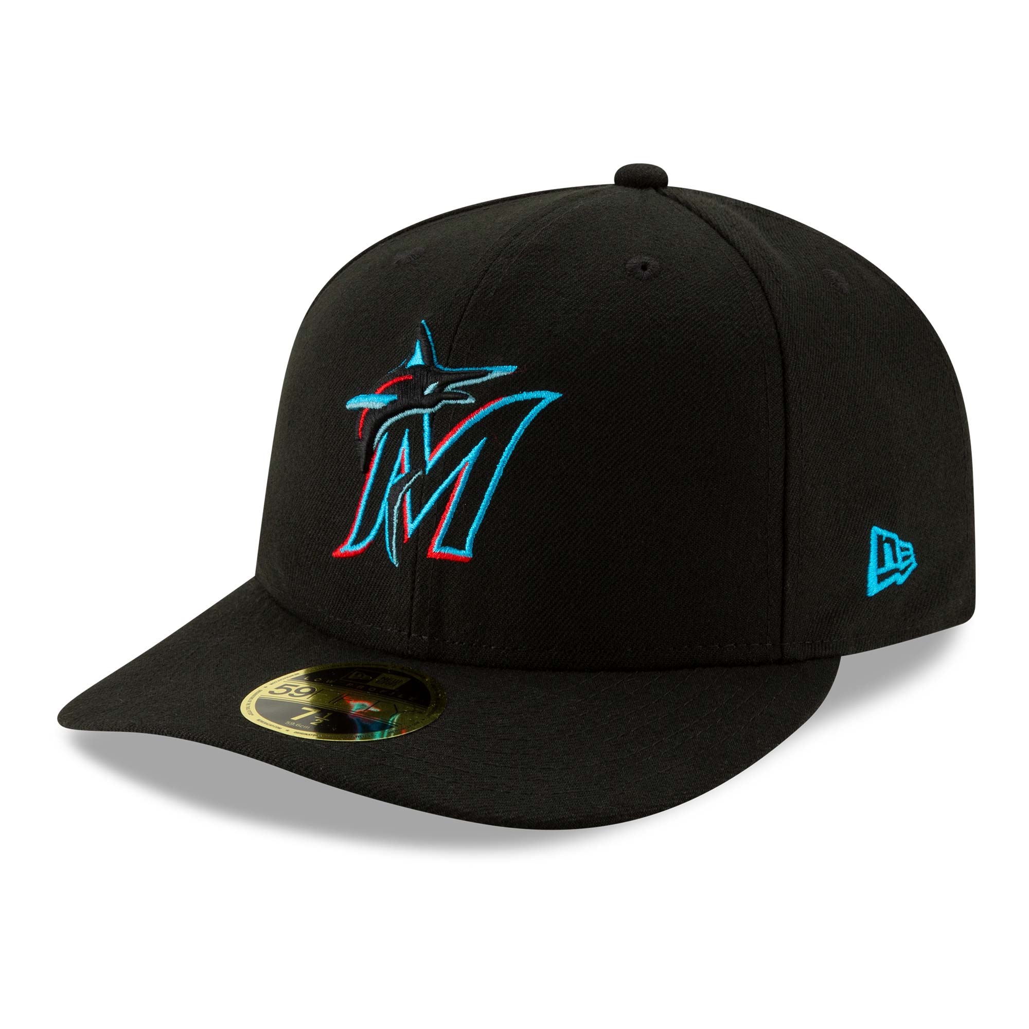 Miami Marlins Authentic New Era Low Profile 59FIFTY MLB Cap Game