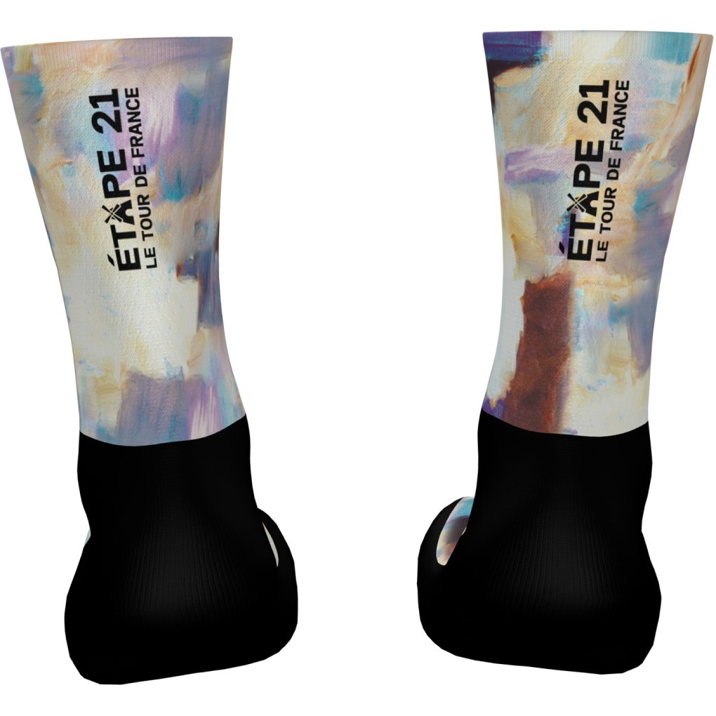 Santini Arrivée Montmartre Socks - Tour de France™ 2026 Collection RE655PRMTMA6TDF - blu BLU