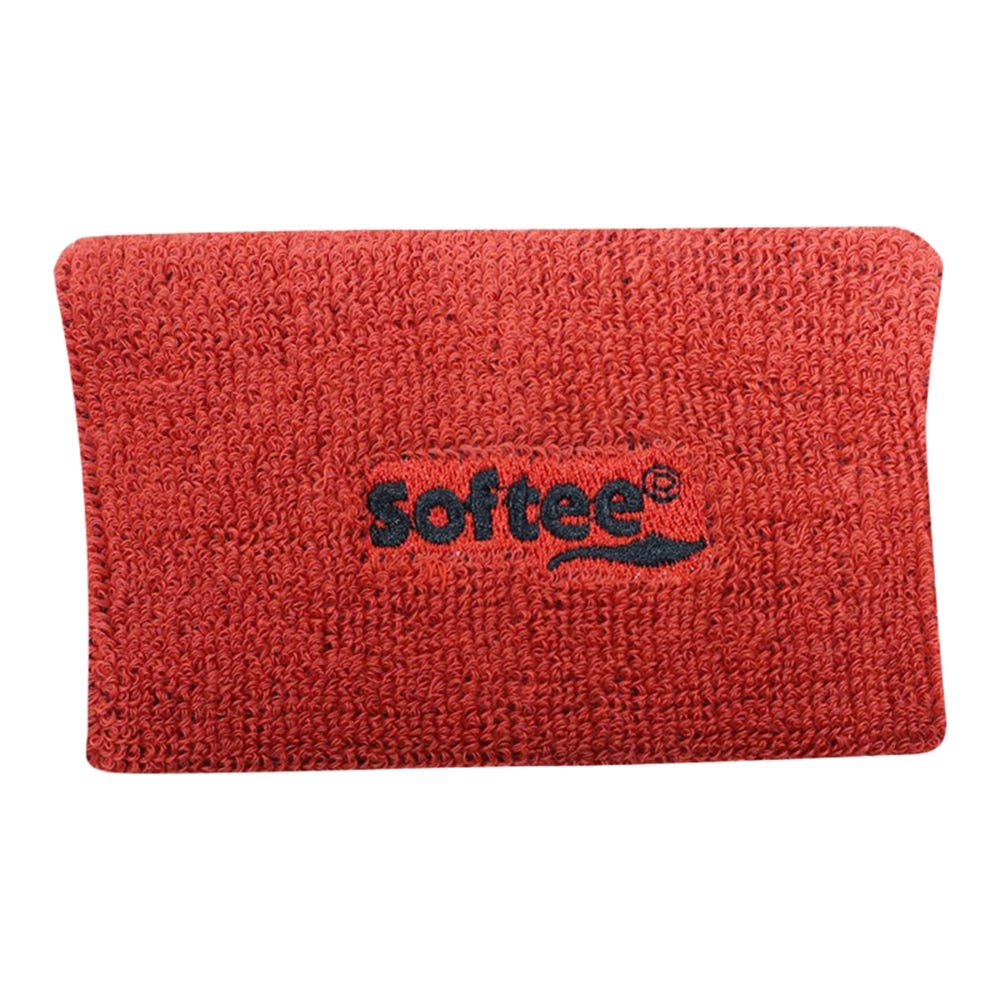SOFTEE WIDE WRISTBAND RED