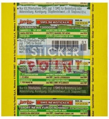 Panini Fussball 2007-2008 Packet - Unopened With Stickers