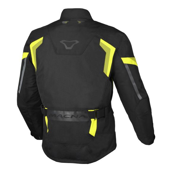 Macna Vaulture - Black / Yellow Motorbike JacketRef: MAC0451