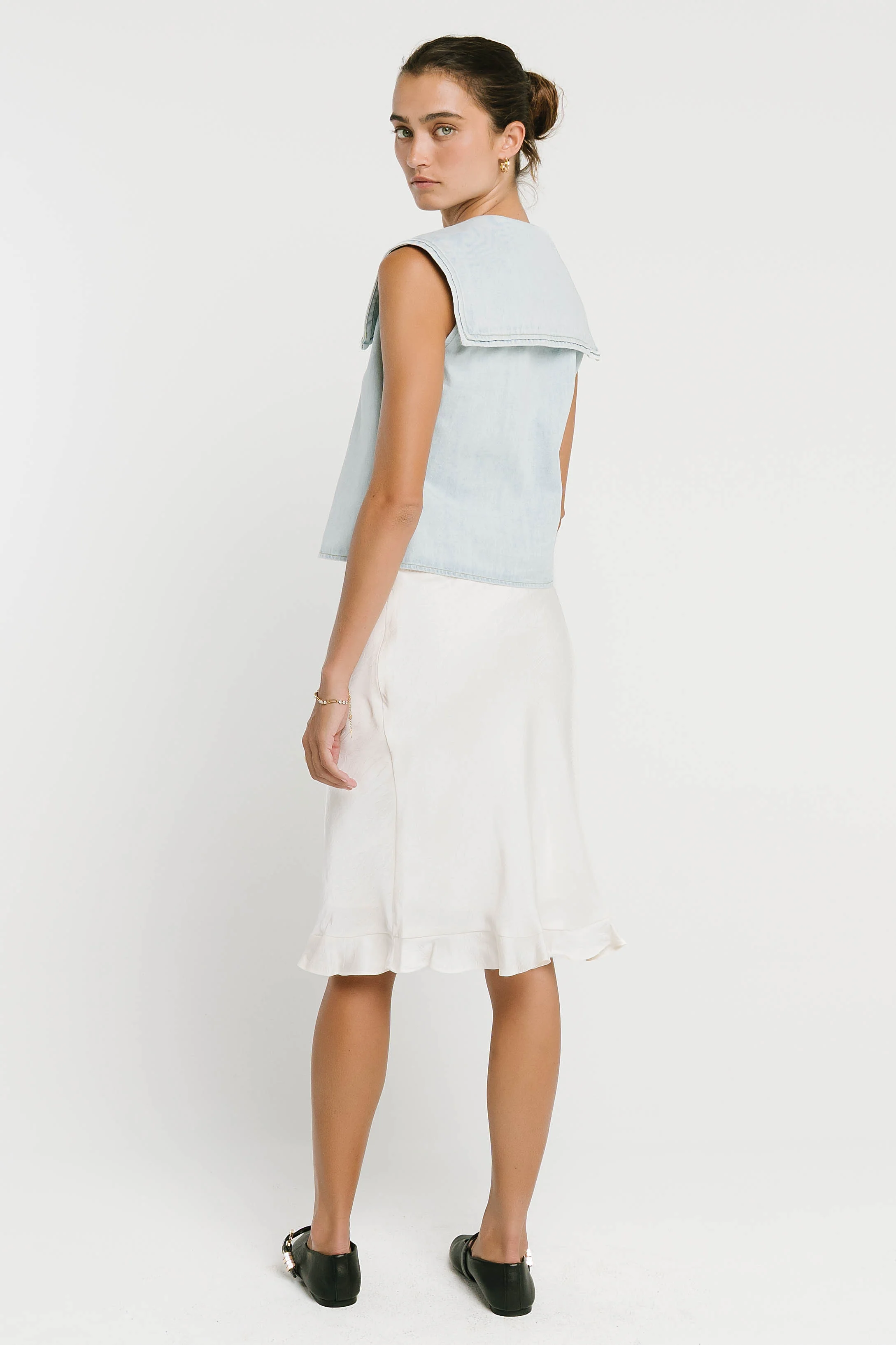 Shayla Denim Blouse