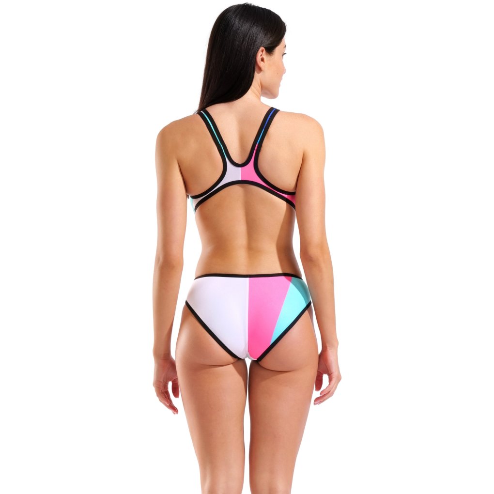 arena One Placement Tech Back Swimsuit Women - Multi/Black