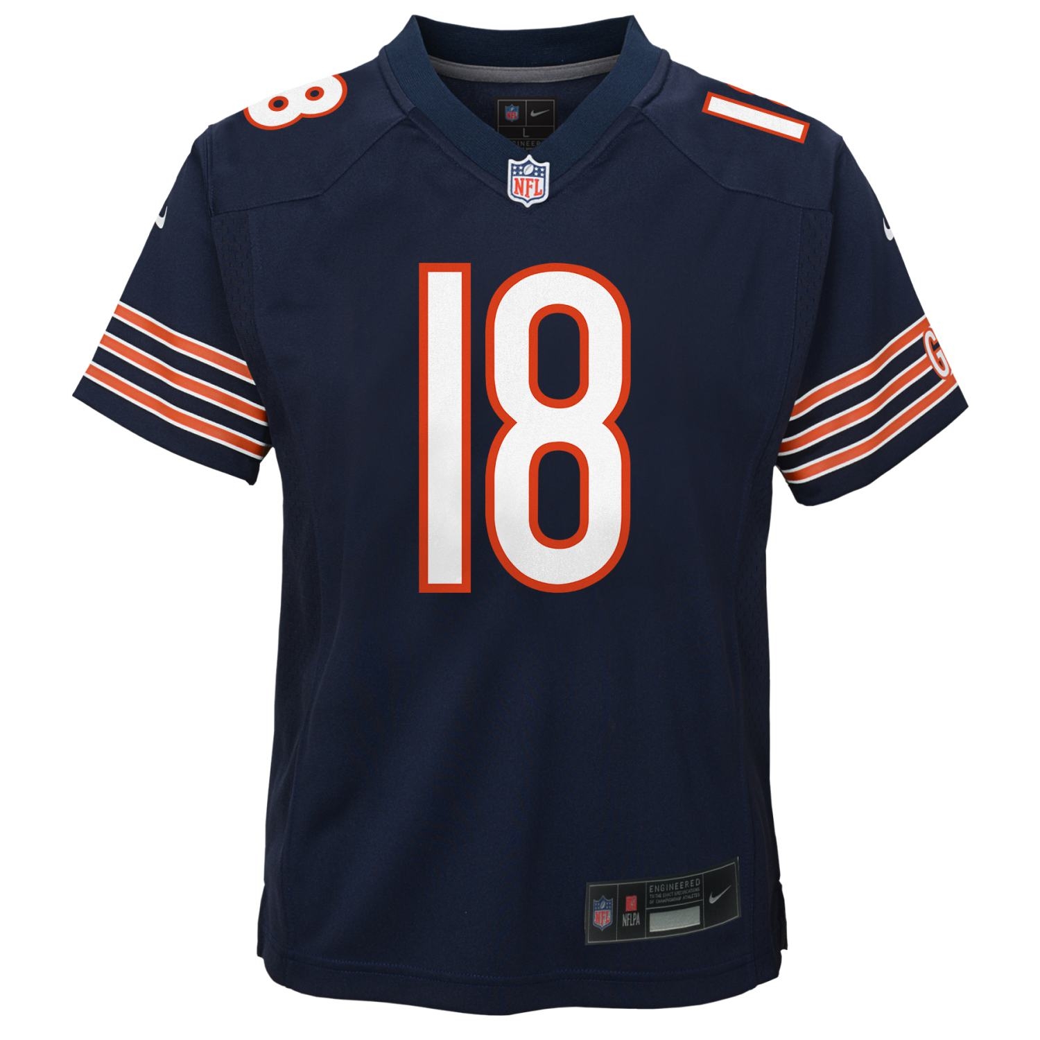 Caleb Williams #18 Chicago Bears Game NFL Jersey Navy (YOUTH)