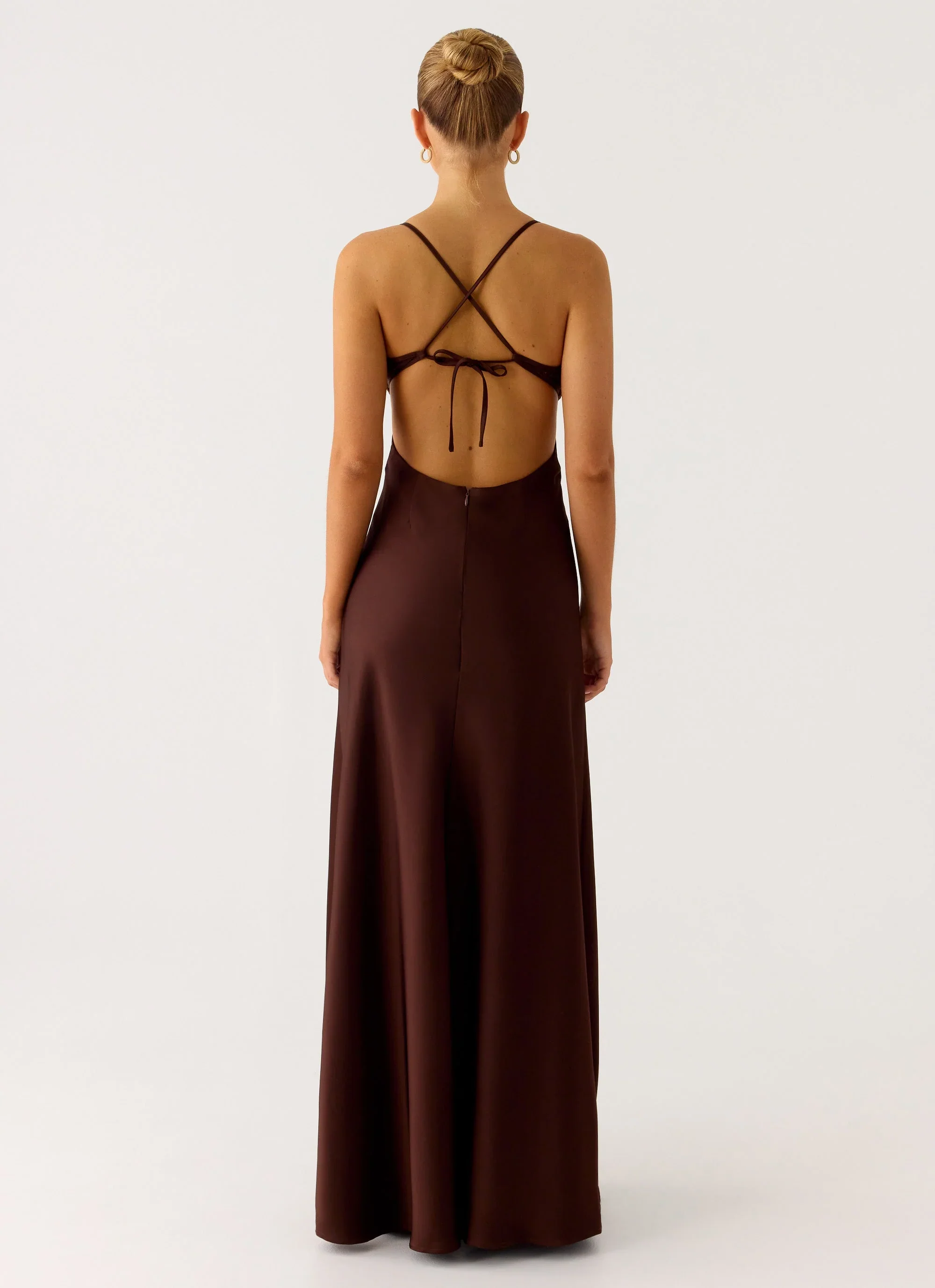Joanie Maxi Dress - Chocolate