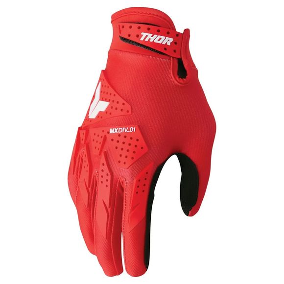 Thor Launch cross Gloves - XP 2025 - Black / RedRef: To3302
